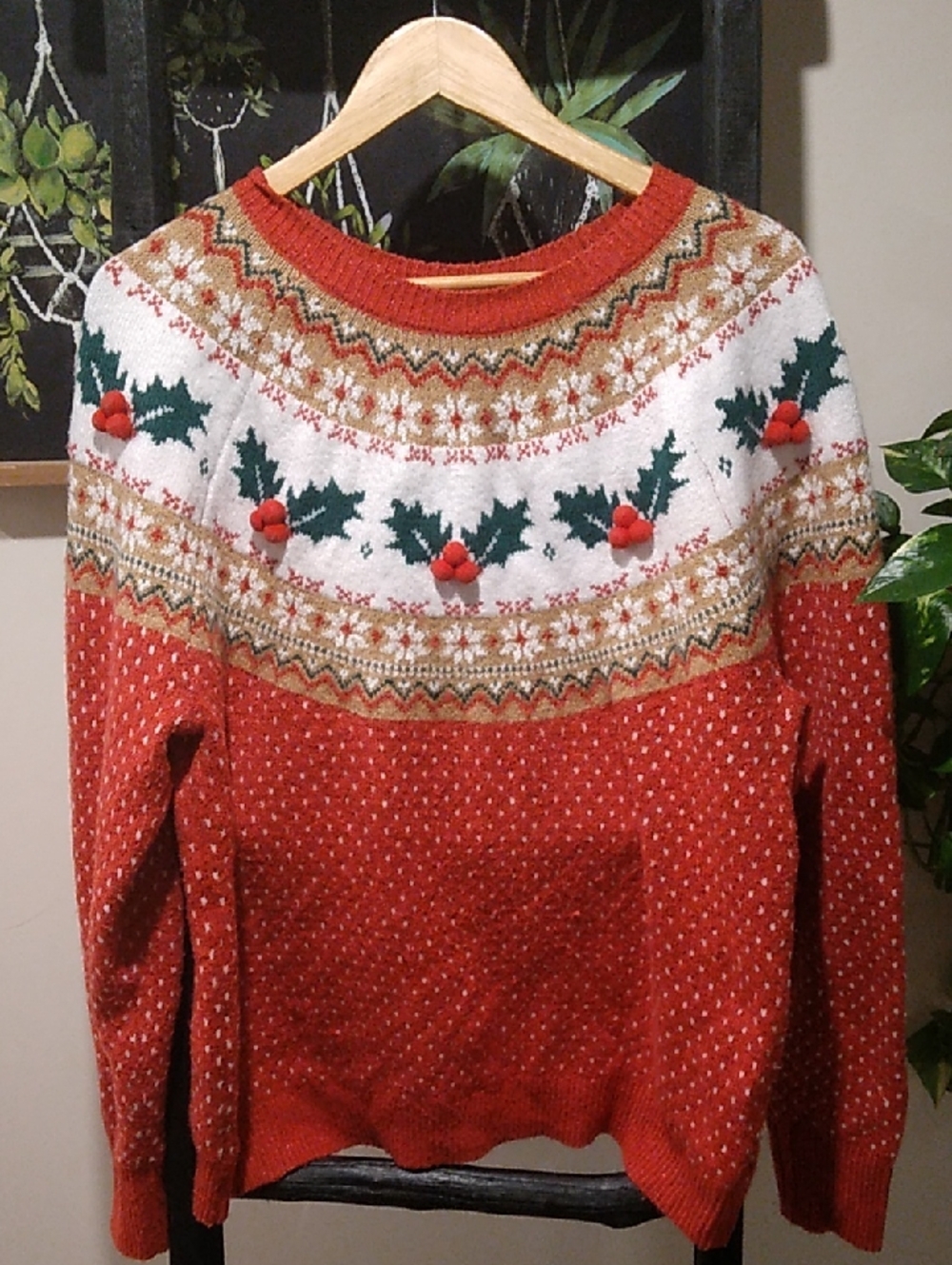 Women's Holiday Time Christmas Sweater